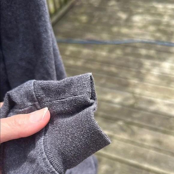 Carhartt Men's Long Sleeve Tee - Dark Gray - Picture 4 of 6